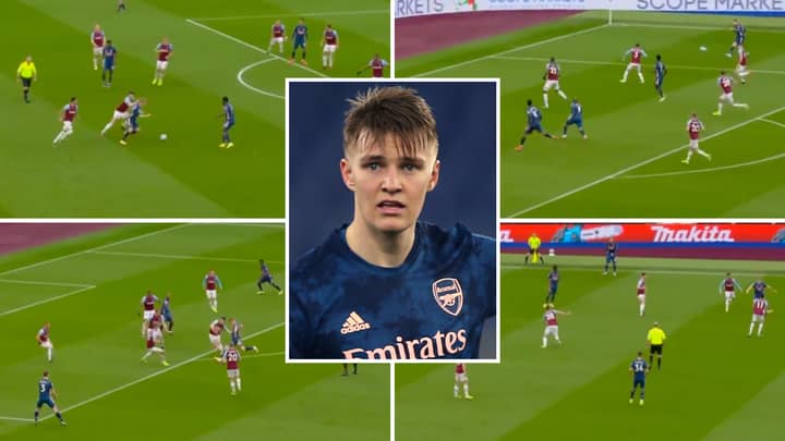 Martin Odegaard Compilation Vs West Ham Shows Why Arsenal Need To Sign Him Permanently