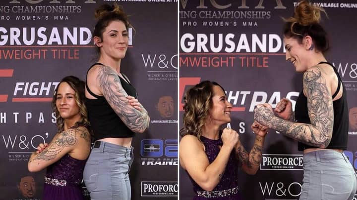 The Size Difference Between An MMA Atomweight And Featherweight Is Ridiculous
