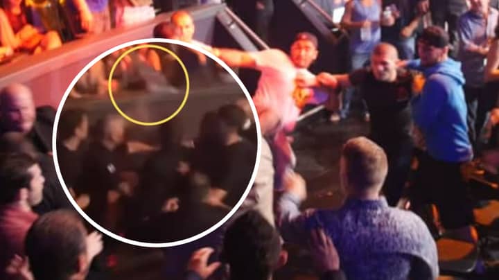 When Nick Diaz Launched A Drink At Khabib And Started A Mass Brawl