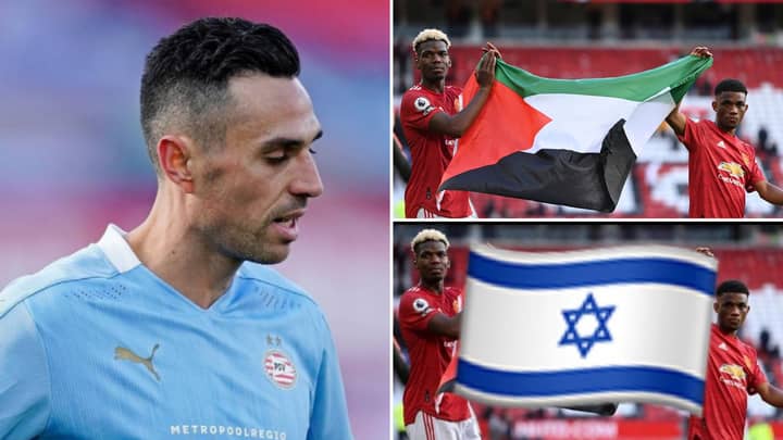 PSV's Eran Zahavi Once Again Replaces Palestine Flag With Israel One