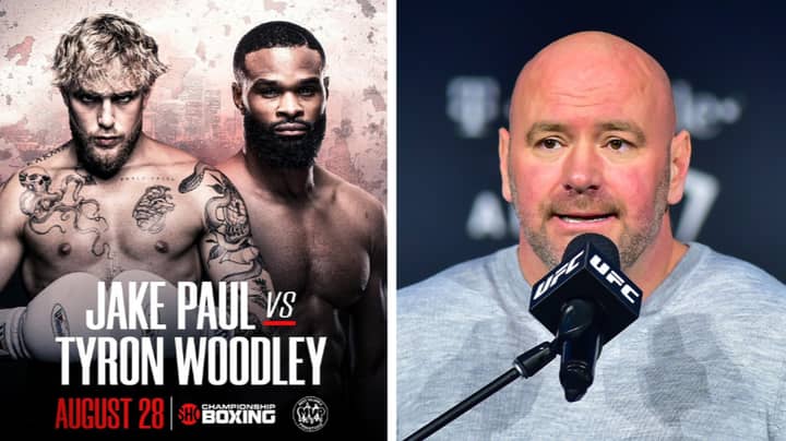 Dana White Gives His Prediction For Jake Paul vs Tyron Woodley
