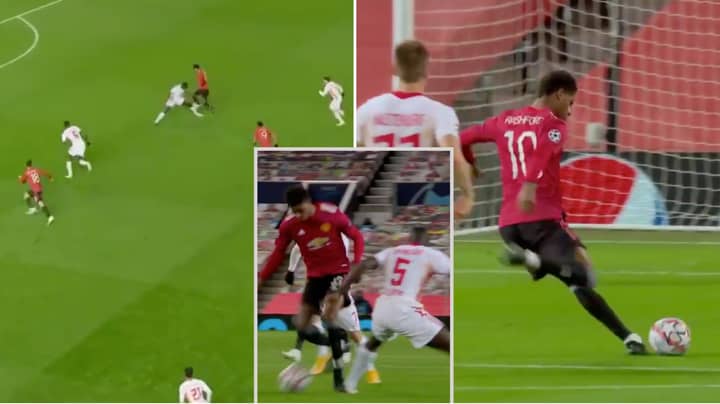 Marcus Rashford Scores Stunning 18 Minute Champions League Hat-Trick After Coming On As A Substitute