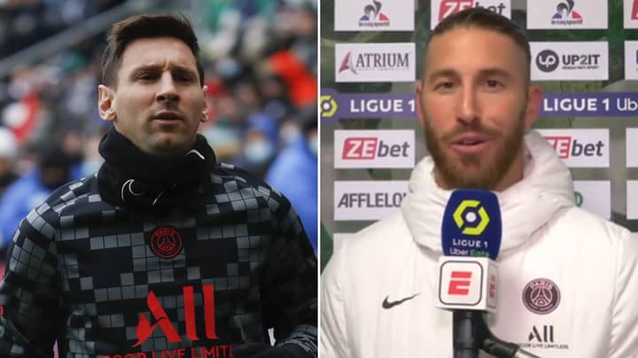 Sergio Ramos' Response When Asked If He Wants Lionel Messi To Win The Ballon d'Or
