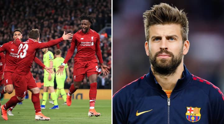 Gerard Pique Reveals How Liverpool Made Him Throw Things In Anger