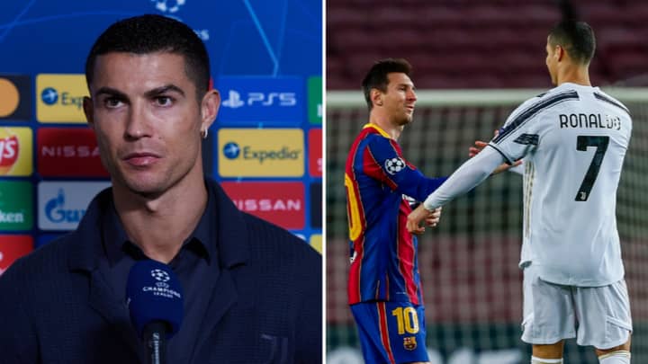 Cristiano Ronaldo Defends Lionel Messi In His Post-Match Interview And It Speaks Volumes Of The Man 