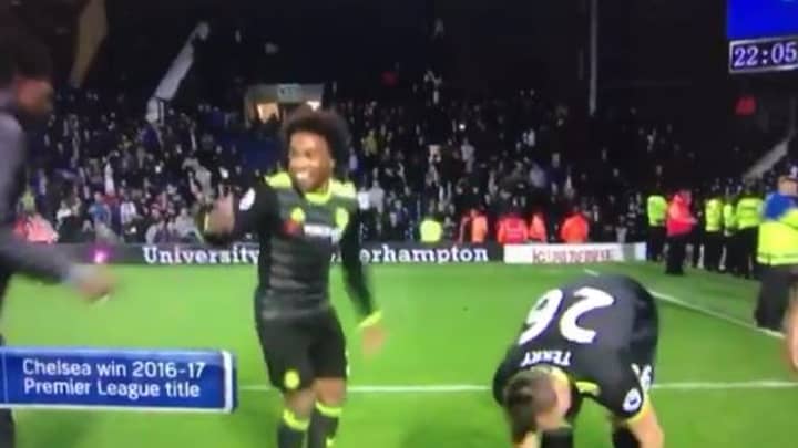 WATCH: Willian Sings Anti-Spurs Song With Chelsea Fans