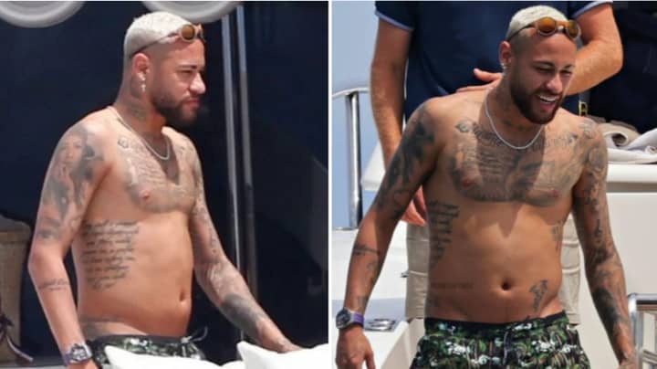 Neymar's Physique Whilst On Holiday Criticised By Fans