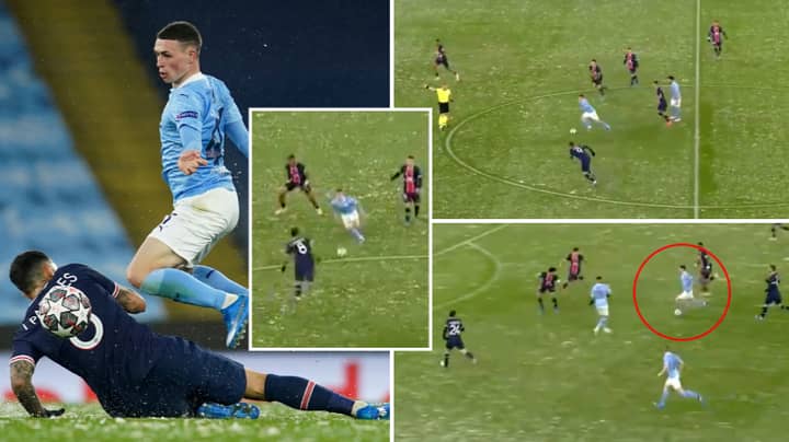 Phil Foden Makes Football Look So Easy And A Lionel Messi-Esque Run Against PSG Proves That 