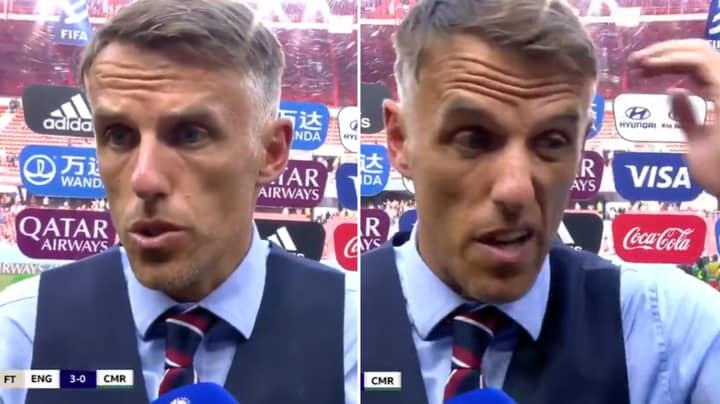 Phil Neville Nails Post-Match Interview Following England's Controversial Women's World Cup Match Against Cameroon