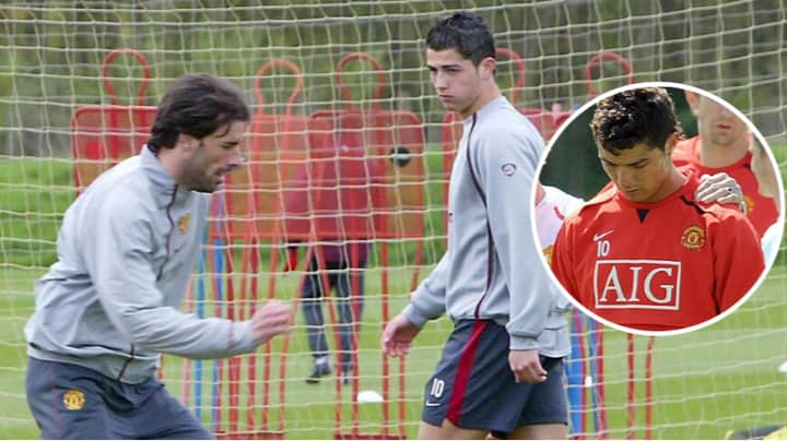 Louis Saha Recalls The Time Ruud Van Nistelrooy Made Cristiano Ronaldo Cry In Training