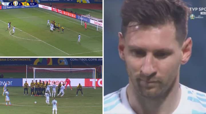 Lionel Messi Rolled Back The Years With A Stunning Free-Kick And Two Assists As Argentina Defeated Ecuador 3-0 In The Copa America Quarter-Final