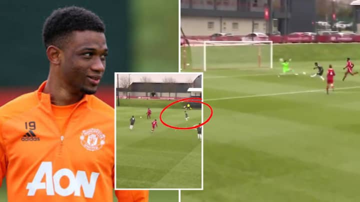 It Took Amad Diallo Just 13 Minutes To Score His First Goal For Manchester United In U23 Game vs Liverpool