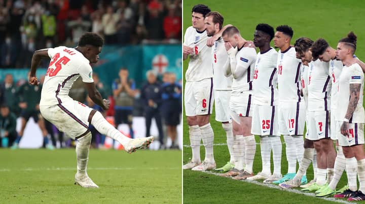 England Players 'Shocked' By Gareth Southgate's Decision To Give Bukayo Saka The Fifth Penalty 