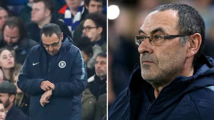 Maurizio Sarri Superstition Meant Chelsea Changed Their Usual Wembley Routine