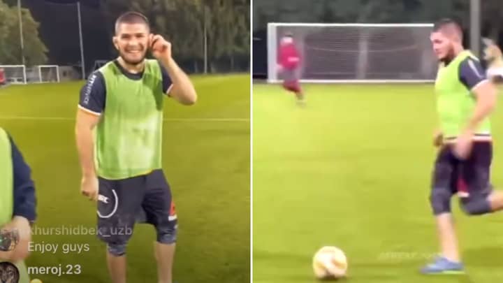 Khabib Is 'In Training' To Become A Professional Footballer - Calls Himself A Free Agent