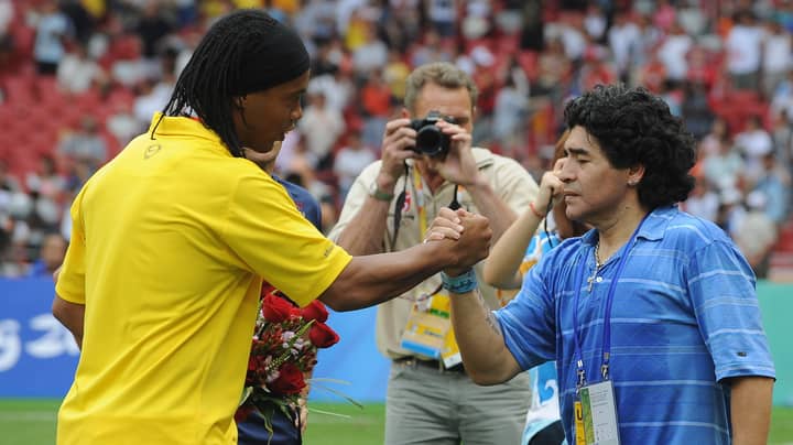 Ronaldinho 'Wants To Come Out Of Retirement And Play For Diego Maradona'