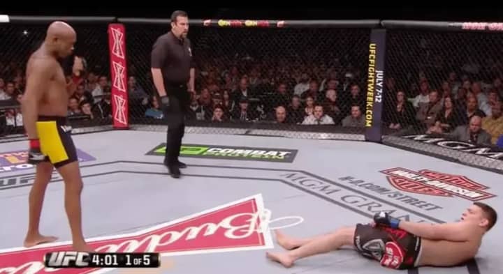 On This Day In 2015: Nick Diaz Hilariously Laid Down In Anderson Silva Fight
