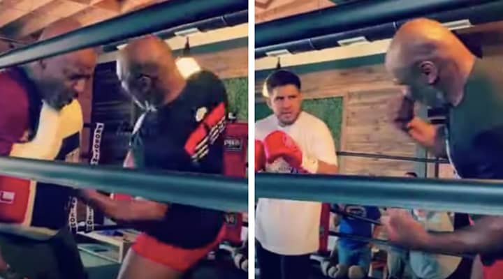 Mike Tyson Shows Henry Cejudo How To Land His Vicious Uppercut In New Training Video