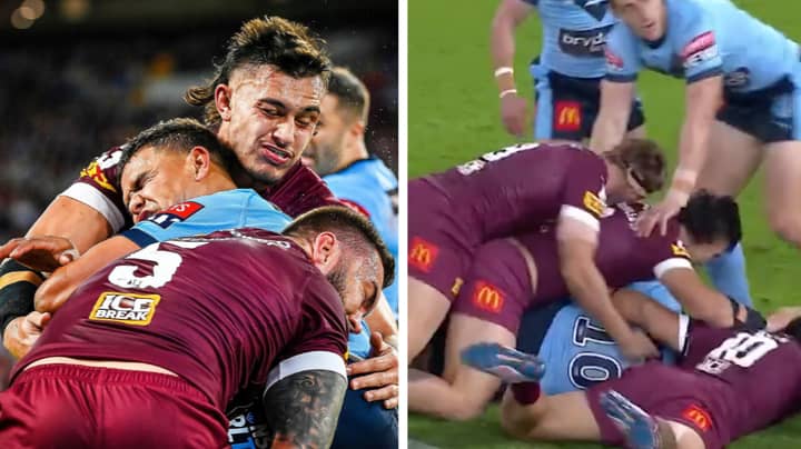 The First Four Minutes Of State Of Origin Game 2 Produced Some Bone-Crushing Tackles