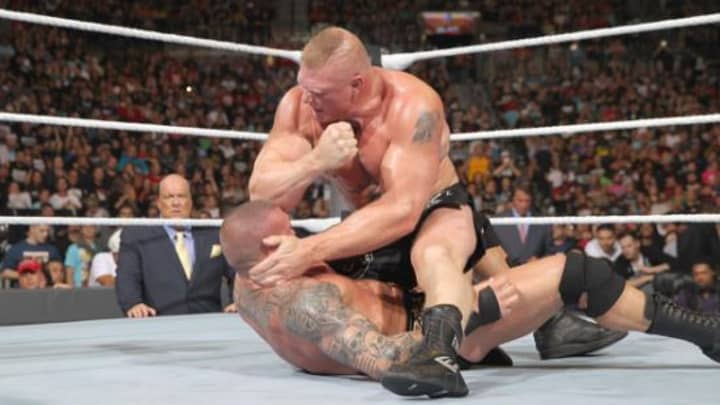 Brock Lesnar Defeats Randy Orton Again, This Time It's A Little Less Painful