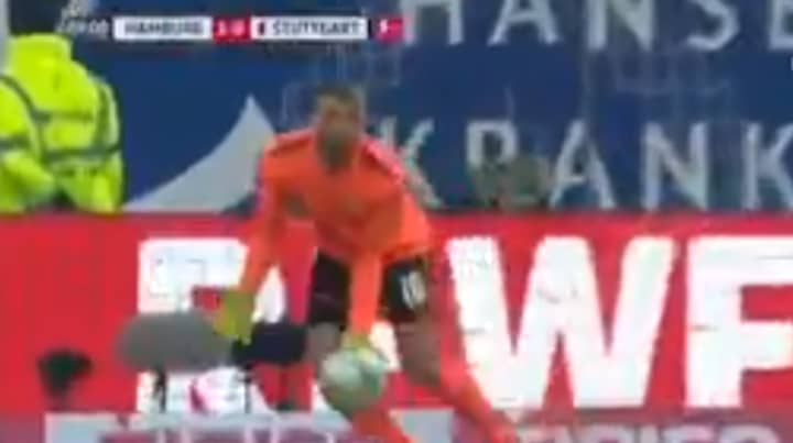 Stuttgart Goalkeeper Ron-Robert Zieler Scores Clanger Of An Own Goal