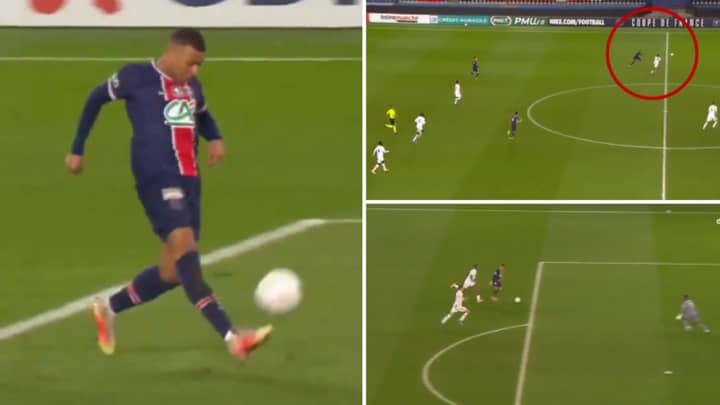 Kylian Mbappe Displays Blistering Pace in 90th Minute To Score Outrageous Solo Goal For Paris Saint-Germain