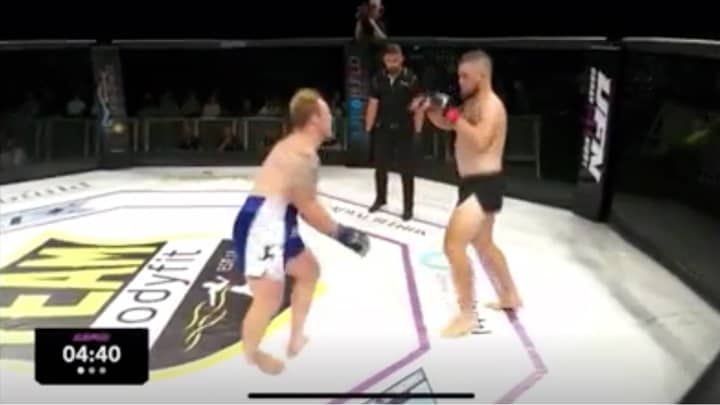 Aussie MMA Fighter's Leg Instantly Breaks After Copping Devastating Calf Kick