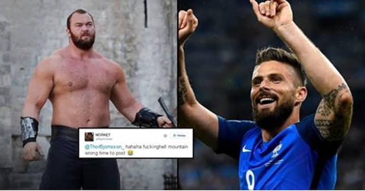 Icelandic Actor Who Plays 'The Mountain' On Game Of Thrones Has Twitter Nightmare