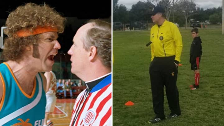 Will Ferrell Referees Kids' Football Game In America