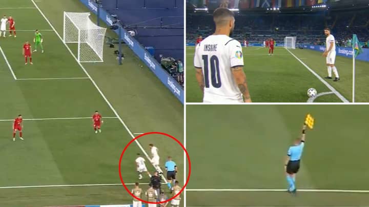 Italy's Bizarre Corner-Kick Routine Against Turkey That Was Flagged For Offside Has Confused Everyone 