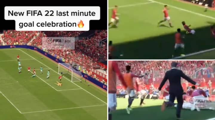 Footage Of Last Minute Goal Celebration On FIFA 22 Leaked Online And It's Limbs Everywhere 