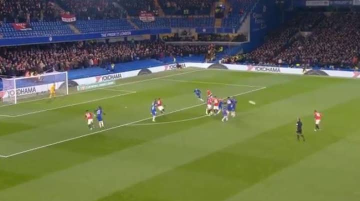 Marcus Rashford Scores Sensational 35-Yard Knuckleball Free-Kick To Dump Chelsea Out Of The League Cup