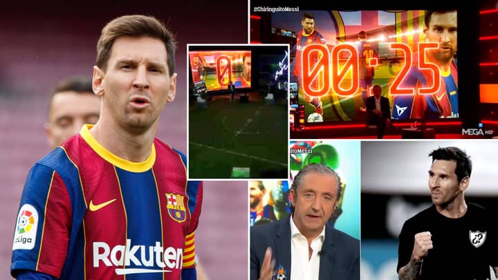 Spanish TV's Live Countdown To Lionel Messi's Barcelona Contract Expiring Is Pure Box Office Entertainment