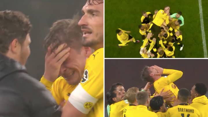 Borussia Dortmund Legend Lukasz Piszczek In Floods Of Tears After Winning DFB-Pokal Final