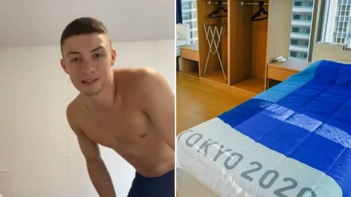 Athlete Debunks Tokyo Olympics Having 'Anti-Sex' Beds In Hilarious Video
