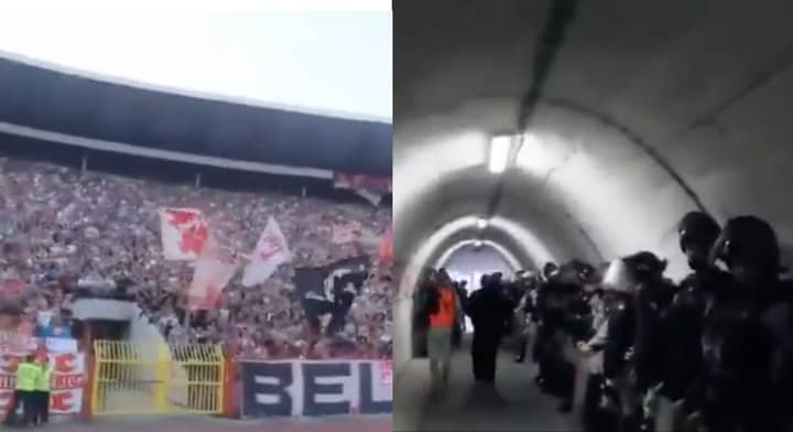Entrance Tunnel For Red Star’s Rajko Mitić Stadium Is Seriously Intimidating