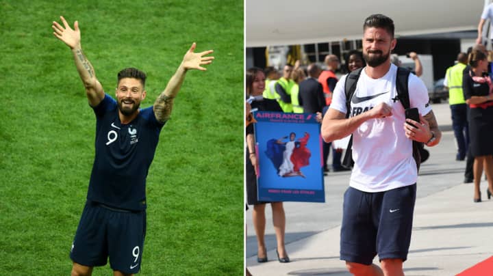 Olivier Giroud Confirms He Will Keep To Promise Of Shaving His Head