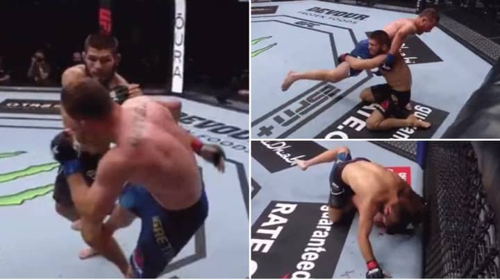 UFC Fan Has Found The Exact Moment Khabib's Legacy Was Confirmed During Justin Gaethje Fight