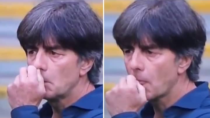 Joachim Low Caught Doing His Usual Antics During England Loss