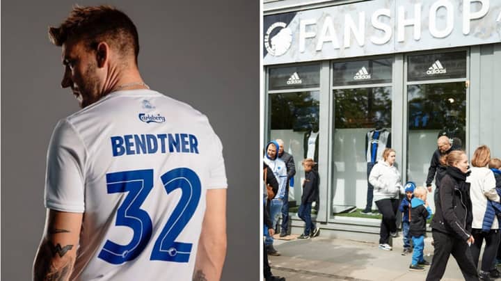 FC Copenhagen's Club Shop Runs Out Of Replica Shirts After Signing Of Nicklas Bendtner 
