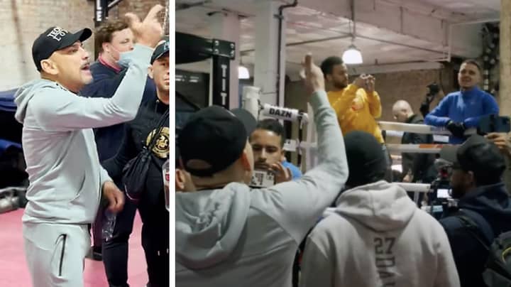 George Kambosos And Teofimo Lopez's Dads Involved In Heated Clash At Open Workout
