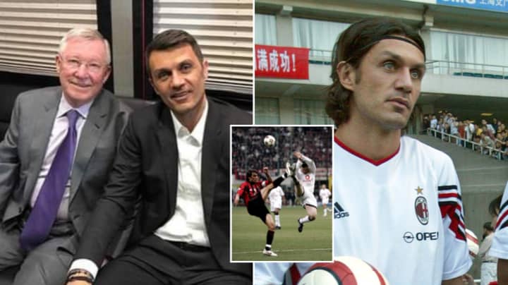 Sir Alex Ferguson Once Tried To Sign Paolo Maldini For Manchester United, It Didn't End Well 