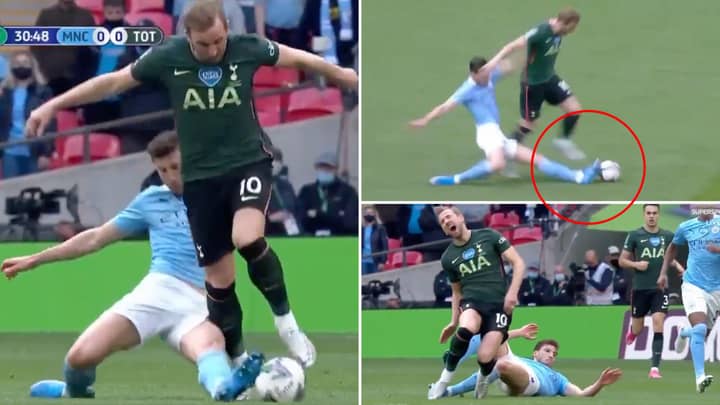 Fans Think Harry Kane Is 'The Most Shameless Striker In Football' After Ruben Dias 'Dive'