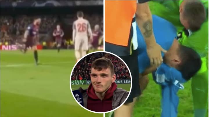 Luis Suarez Has Really Struggled Since Laughing In The Face Of Andrew Robertson 