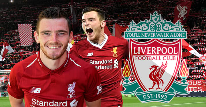 Liverpool's Andy Robertson Voted The Best Left-Back In The World
