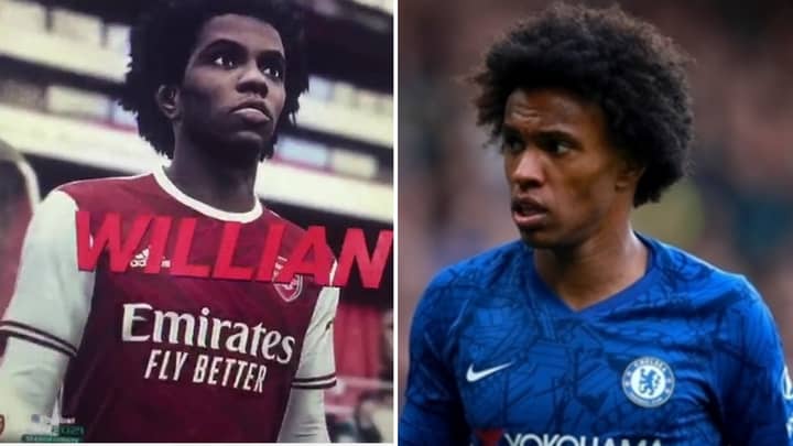 Willian’s Sensational Move To Arsenal Appears To Be Confirmed In Leaked PES 2021 Clip