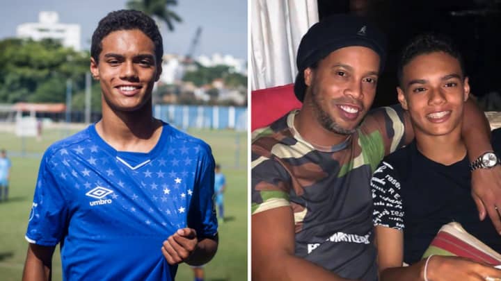 Ronaldinho's 14-Year-Old Son Signs First Professional Contract 
