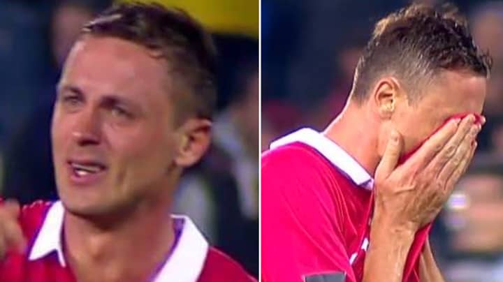 Nemanja Matic Breaks Down In Tears After Serbia Secure World Cup Spot