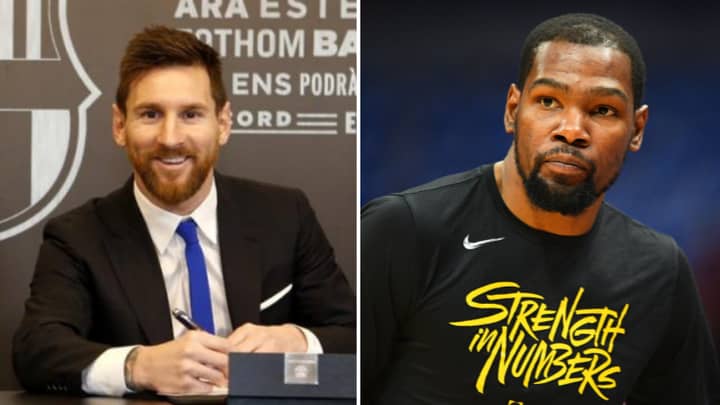 NBA Stars Are In Disbelief Over Lionel Messi's Mammoth Barcelona Contract