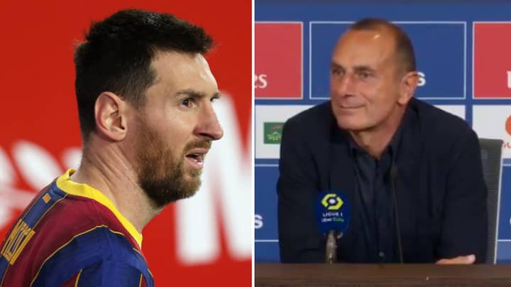 Ligue 1 Manager Says Lionel Messi To PSG Gives Him A 'Hard On'